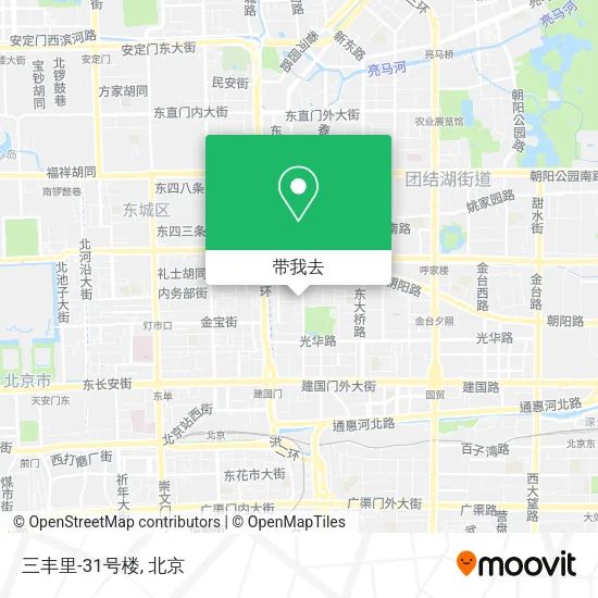 三丰里-31号楼地图