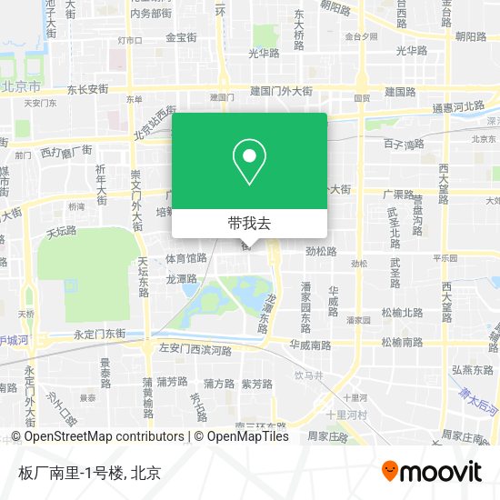 板厂南里-1号楼地图