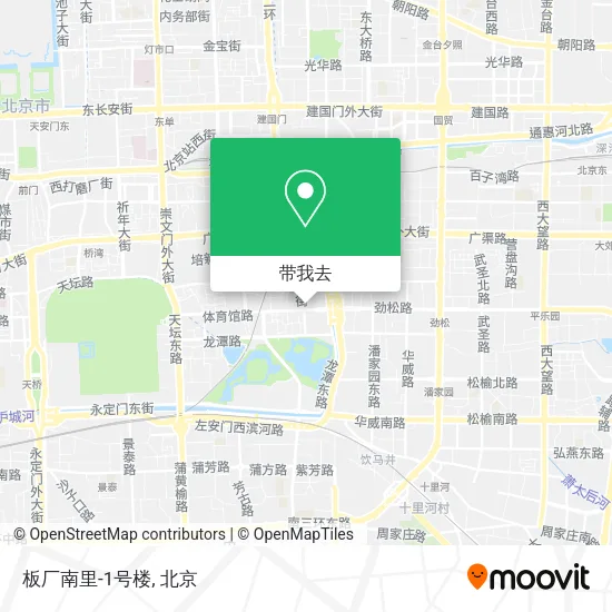 板厂南里-1号楼地图