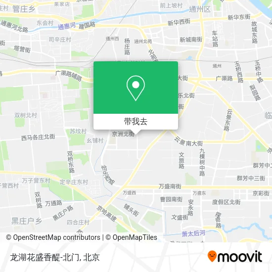 龙湖花盛香醍-北门地图