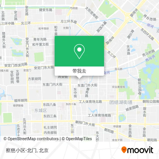 察慈小区-北门地图