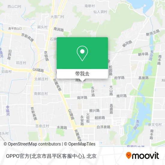 OPPO官方(北京市昌平区客服中心)地图