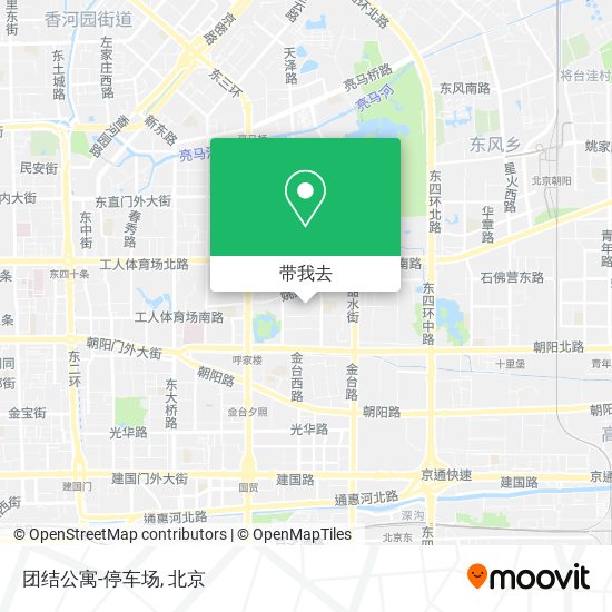 团结公寓-停车场地图