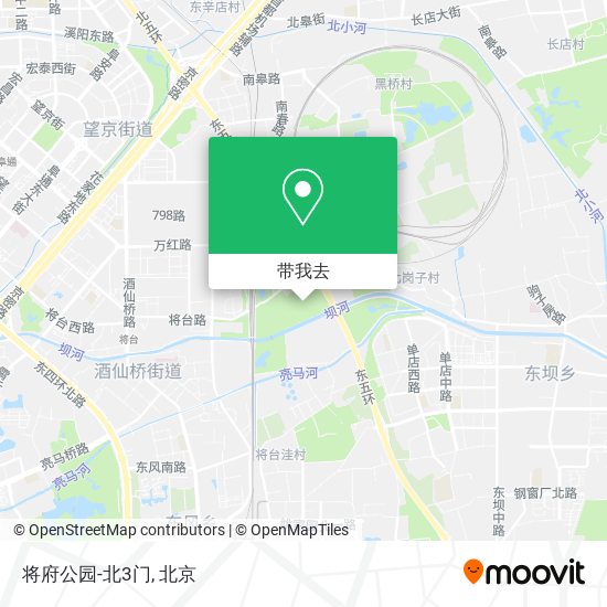将府公园-北3门地图