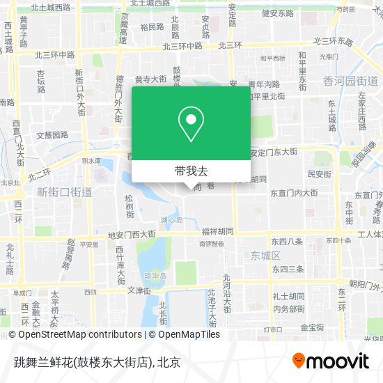 跳舞兰鲜花(鼓楼东大街店)地图