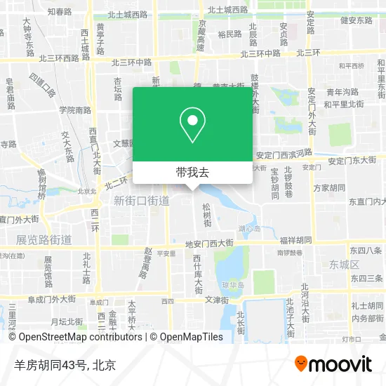 羊房胡同43号地图