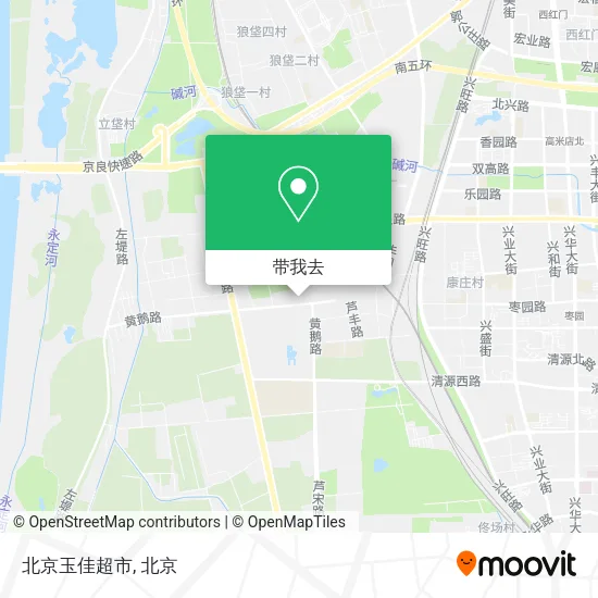 北京玉佳超市地图