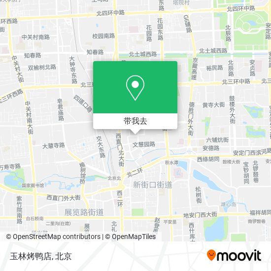 玉林烤鸭店地图