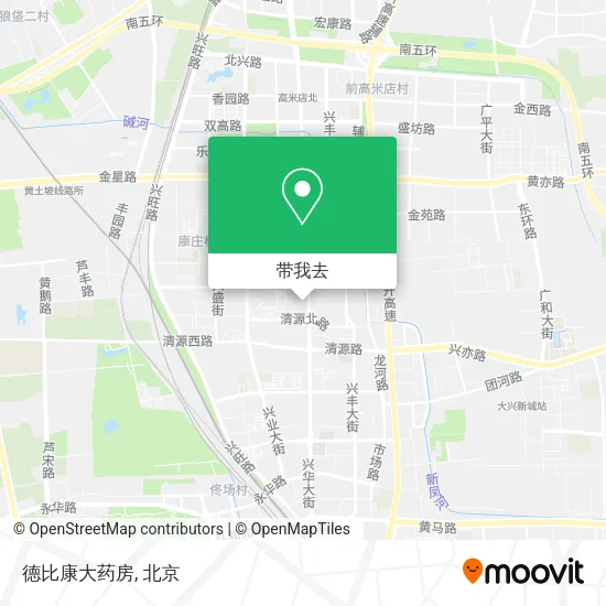 德比康大药房地图