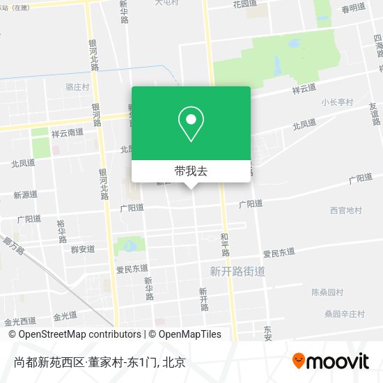 尚都新苑西区·董家村-东1门地图