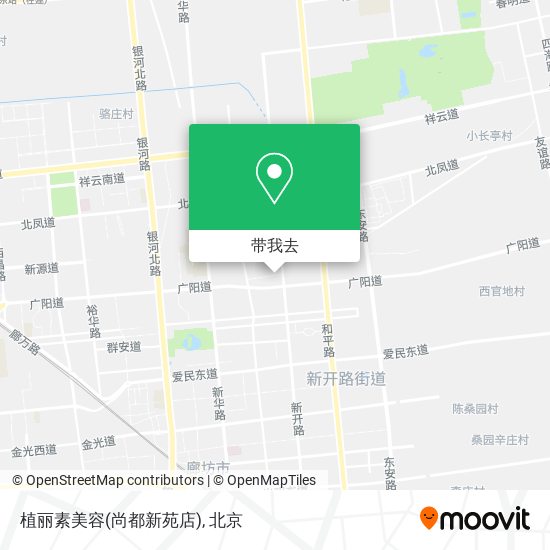 植丽素美容(尚都新苑店)地图
