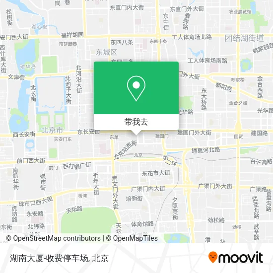湖南大厦-收费停车场地图