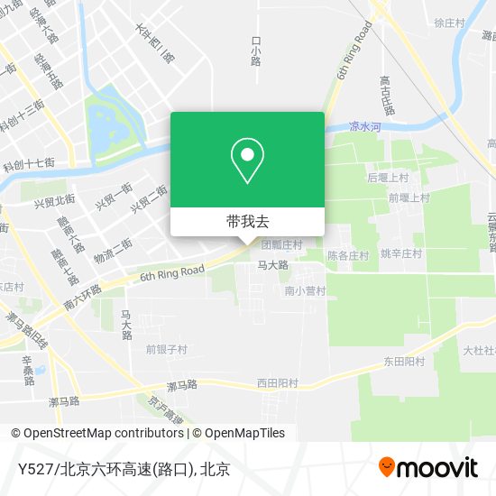 Y527/北京六环高速(路口)地图