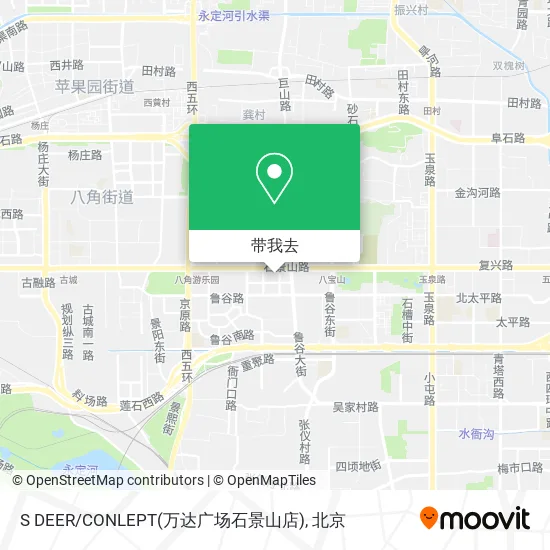 S DEER/CONLEPT(万达广场石景山店)地图