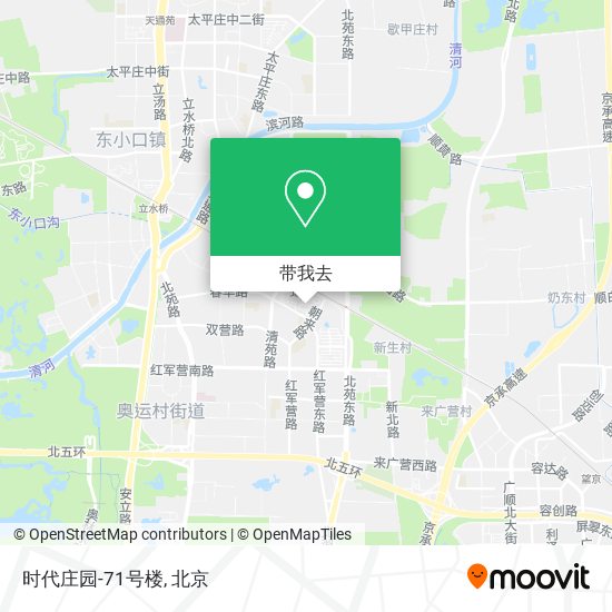 时代庄园-71号楼地图