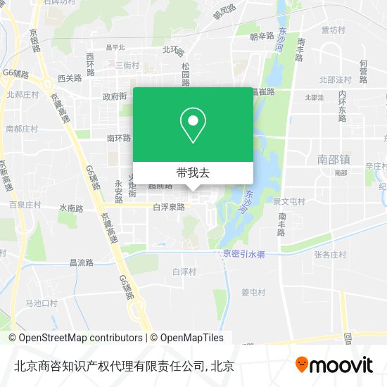 北京商咨知识产权代理有限责任公司地图