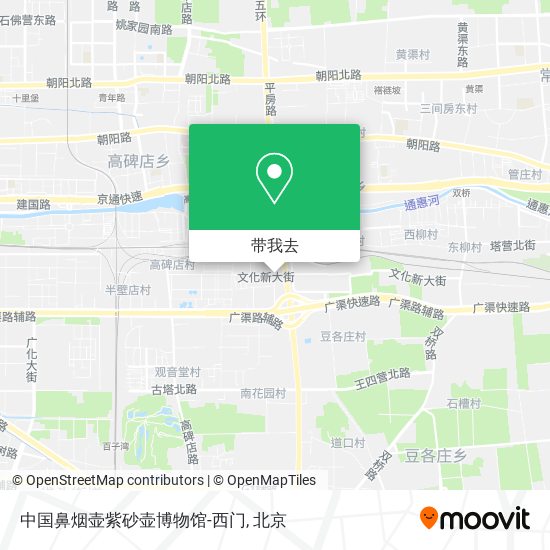中国鼻烟壶紫砂壶博物馆-西门地图
