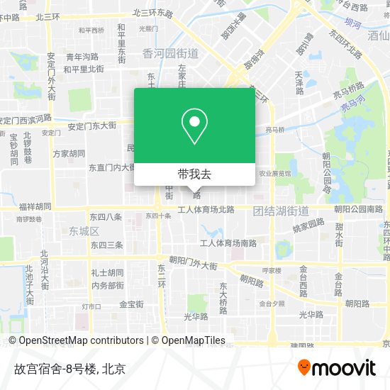 故宫宿舍-8号楼地图
