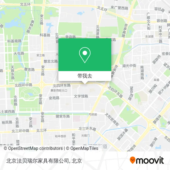 北京法贝瑞尔家具有限公司地图