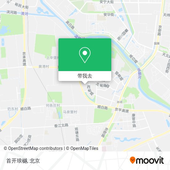首开琅樾地图