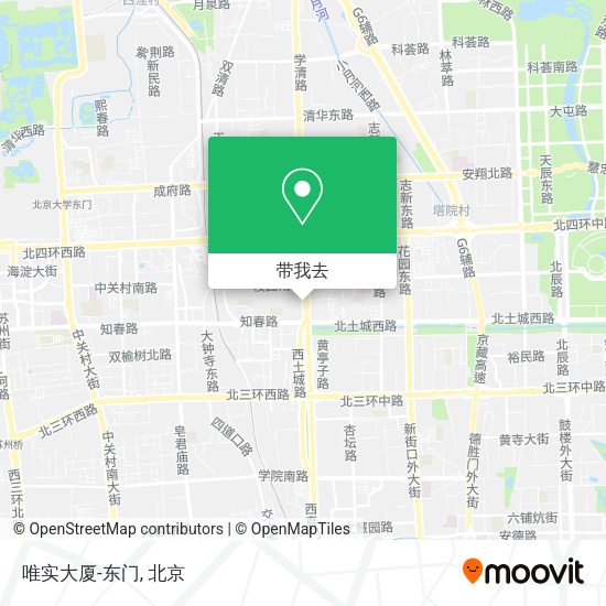 唯实大厦-东门地图