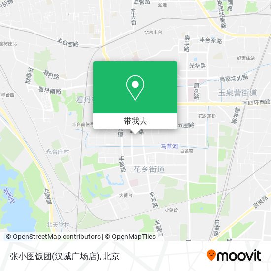 张小图饭团(汉威广场店)地图
