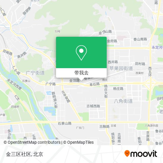 金三区社区地图