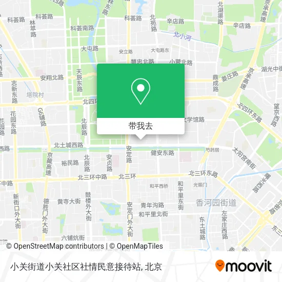 小关街道小关社区社情民意接待站地图