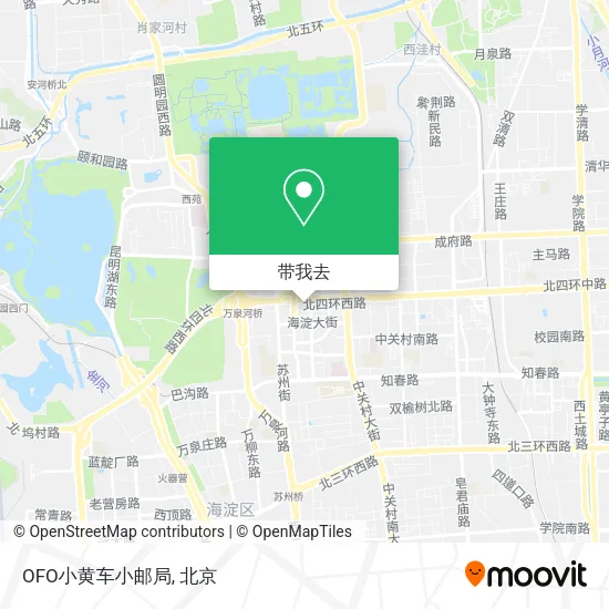 OFO小黄车小邮局地图