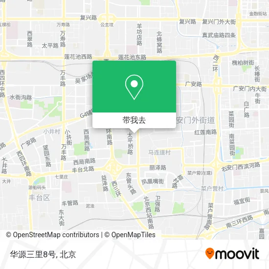 华源三里8号地图