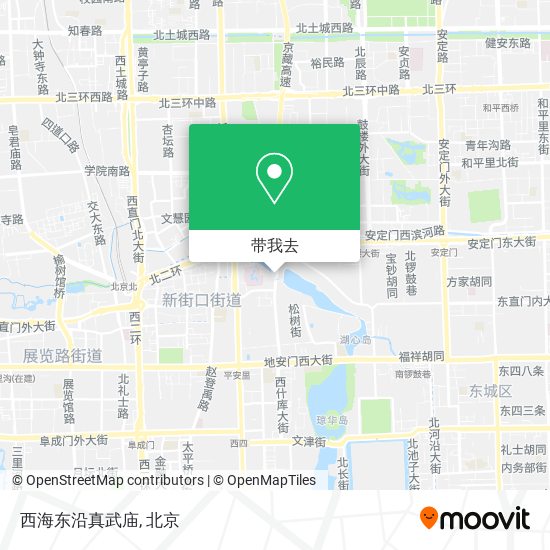 西海东沿真武庙地图