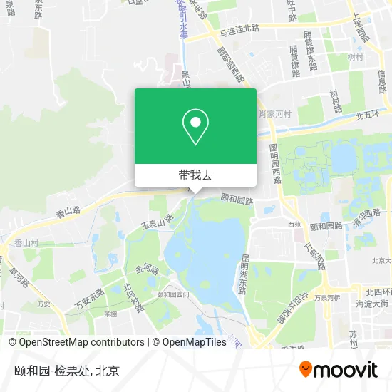 颐和园-检票处地图