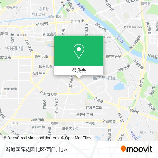 新通国际花园北区-西门地图