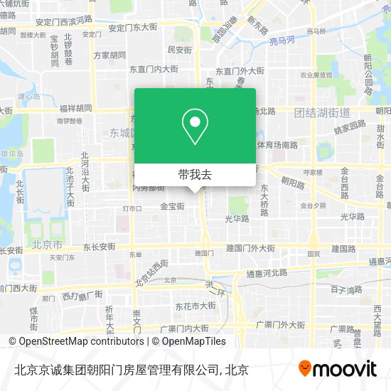北京京诚集团朝阳门房屋管理有限公司地图