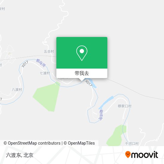 六渡东地图