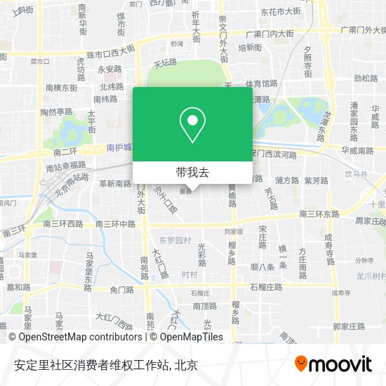 安定里社区消费者维权工作站地图
