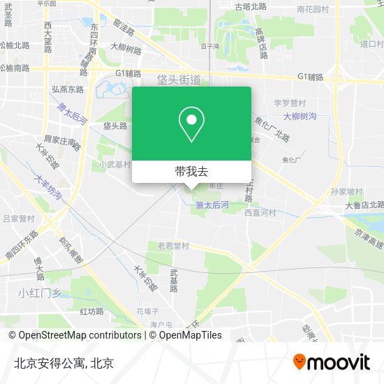 北京安得公寓地图