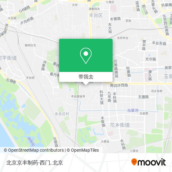 北京京丰制药-西门地图
