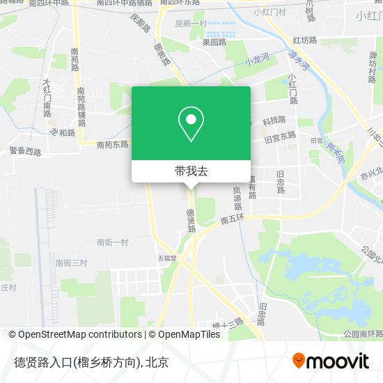 德贤路入口(榴乡桥方向)地图