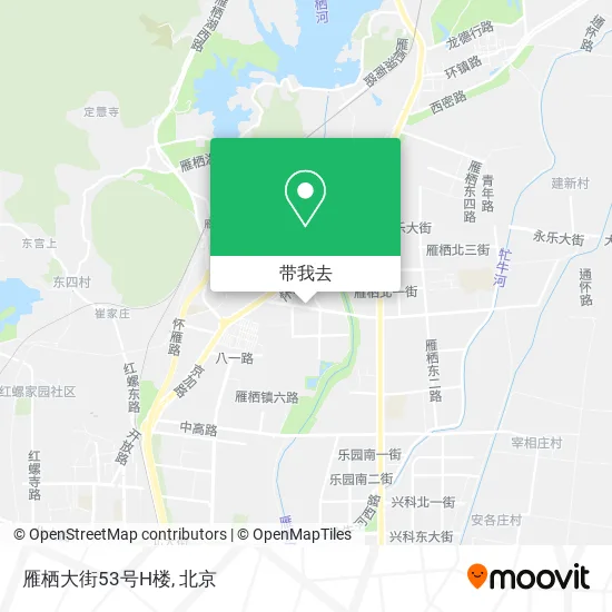 雁栖大街53号H楼地图