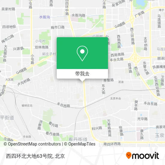 西四环北大地63号院地图