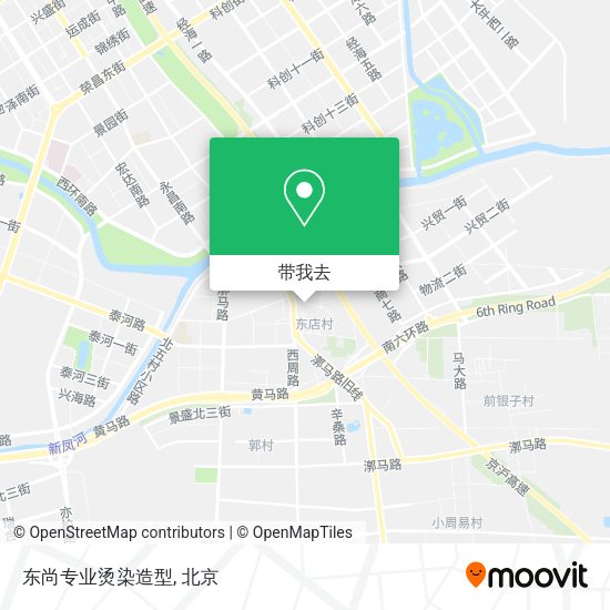 东尚专业烫染造型地图