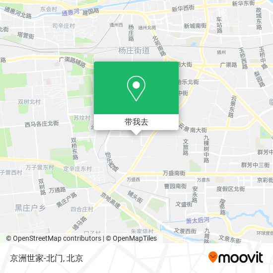 京洲世家-北门地图
