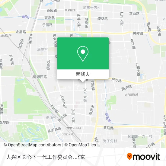 大兴区关心下一代工作委员会地图