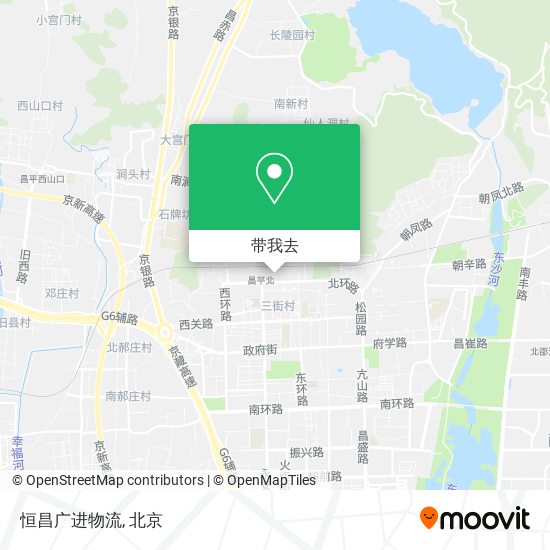 恒昌广进物流地图