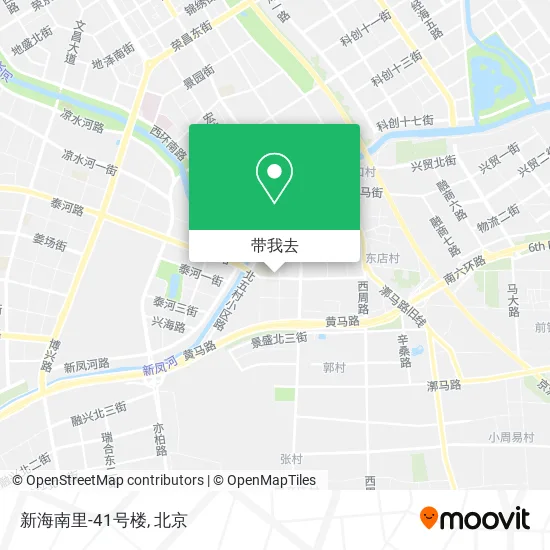 新海南里-41号楼地图