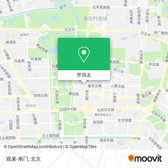 观巢-南门地图