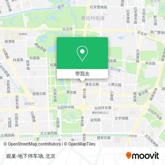 观巢-地下停车场地图