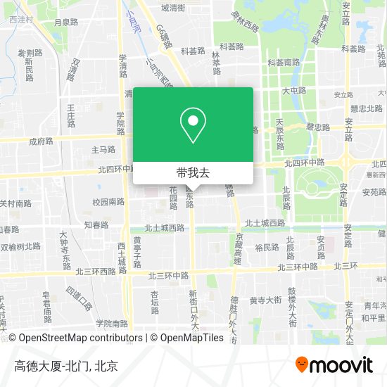 高德大厦-北门地图