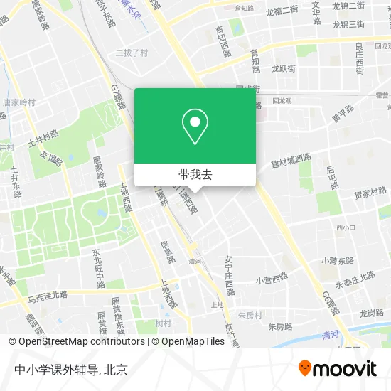 中小学课外辅导地图